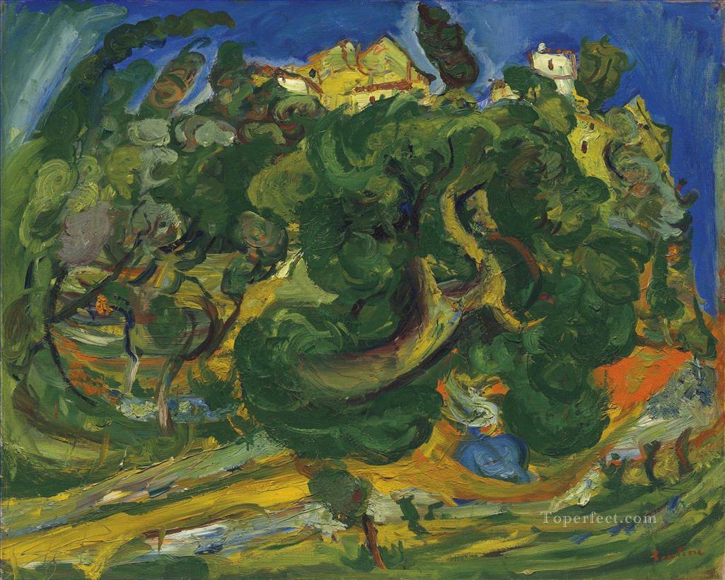 landscape of Midi Chaim Soutine woods trees Oil Paintings